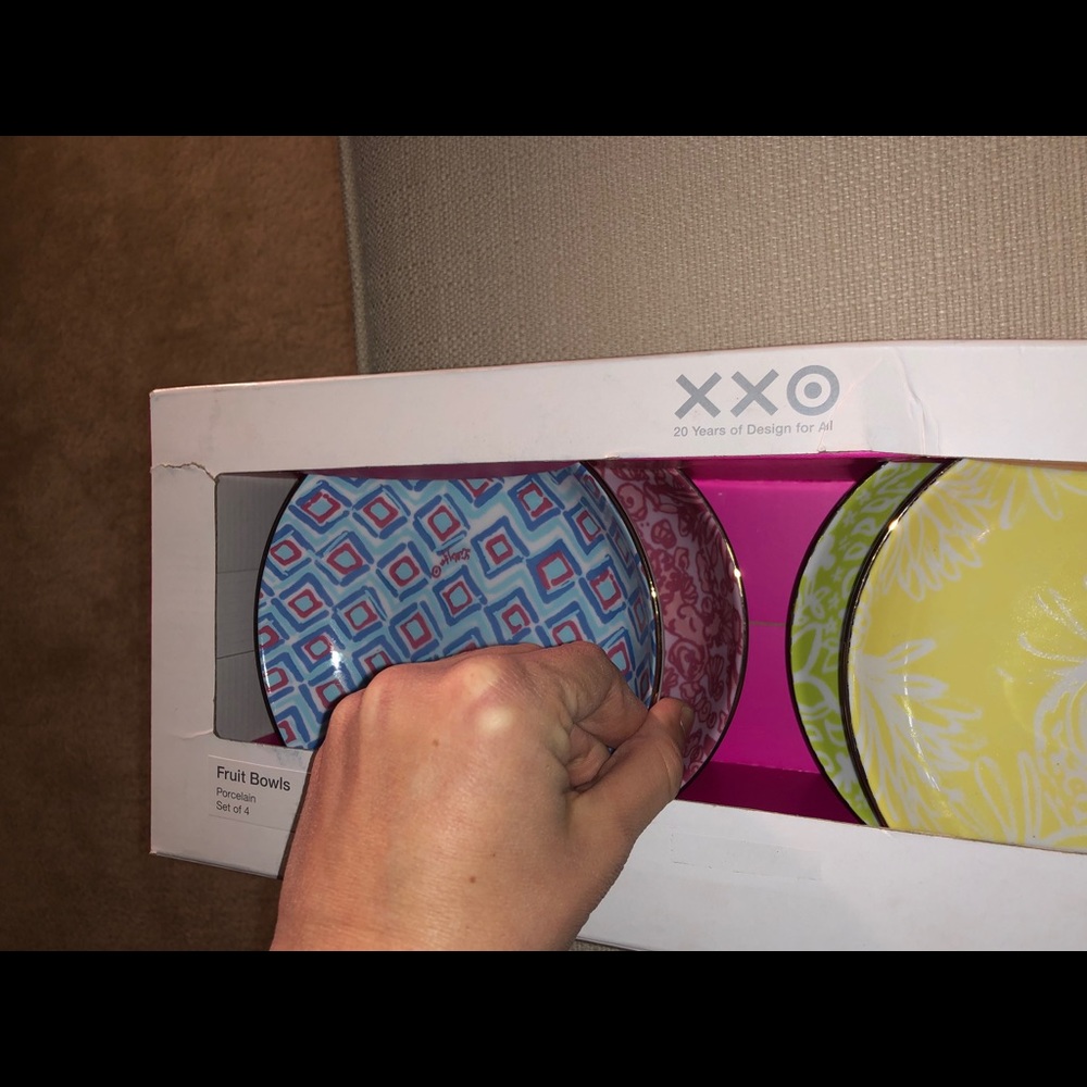 NEW Lilly Pulitzer Target Fruit Bowls